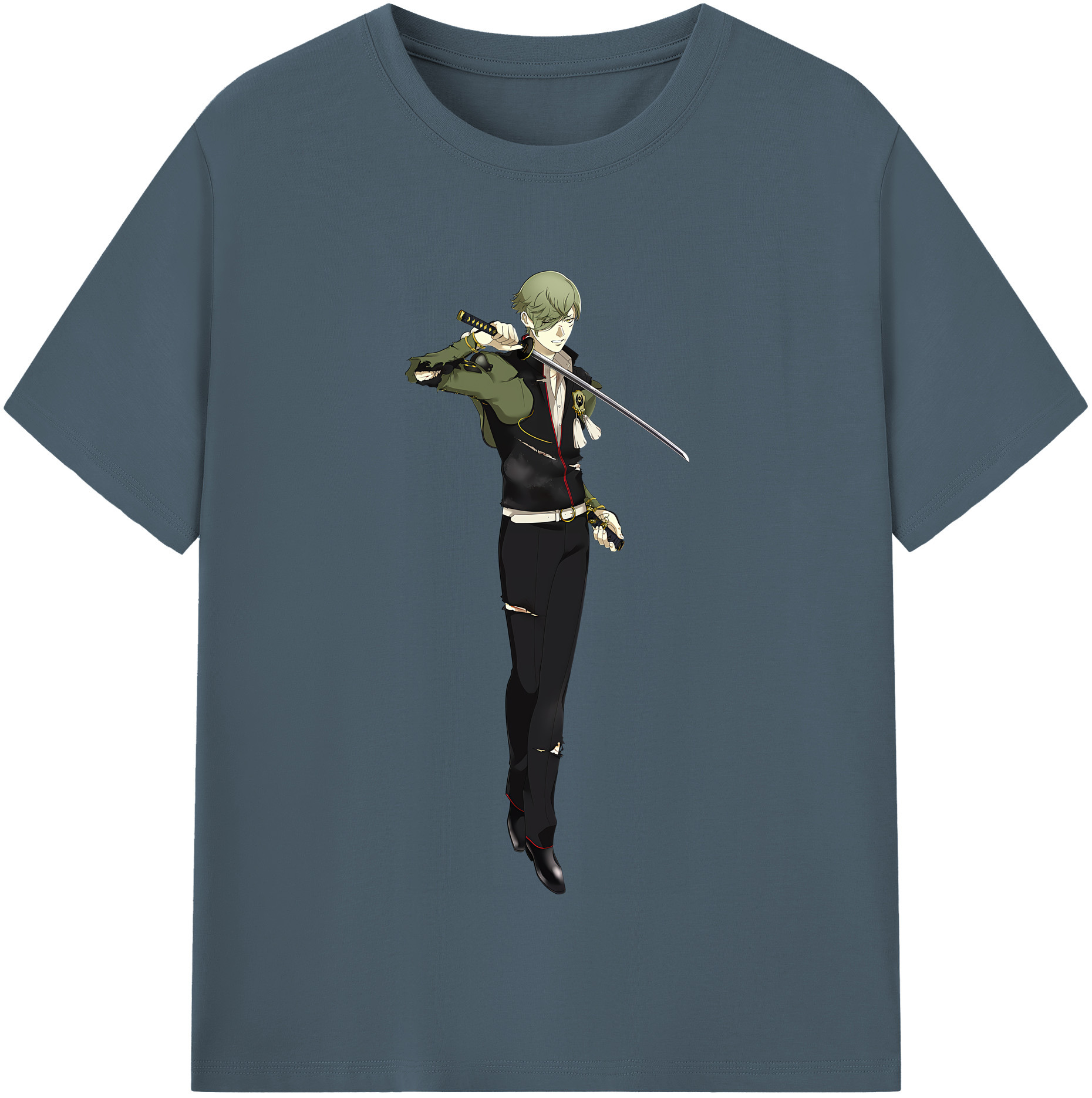（画像用） 刀剣乱舞 Touken Ranbu 綿100％半袖Tシャツ（フロントプリント）